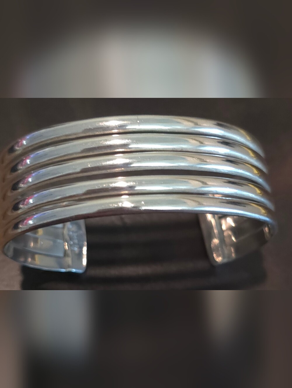 TAXCO NATIVE AMERICAN, STERLING SILVER 925 CUFF BRACELET 37.64 GRAMS